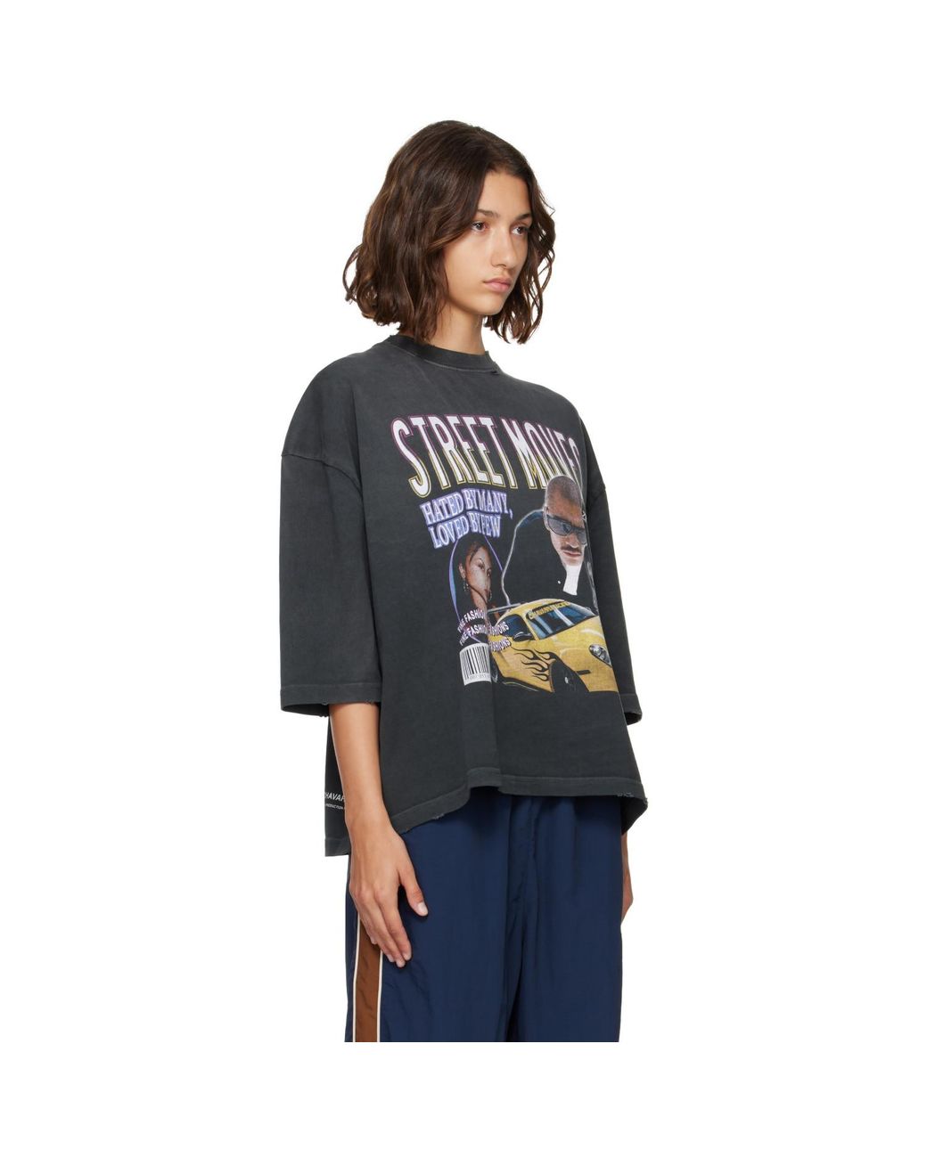 Willy Chavarria Blue 'Street Moves' Buffalo T-Shirt