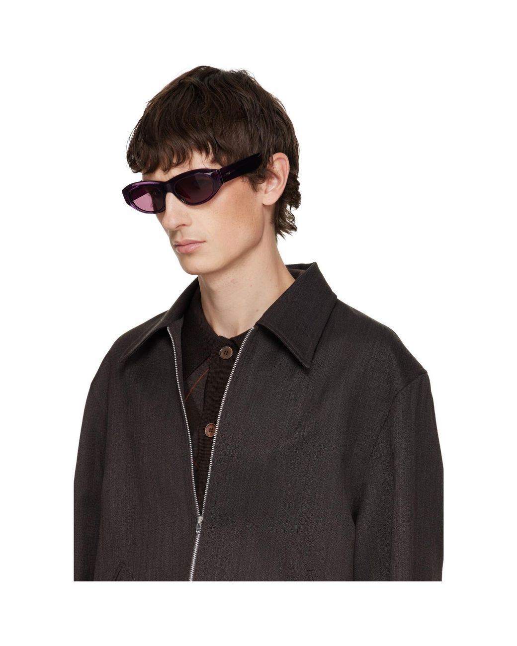 Retrosuperfuture Black Cinema Sunglasses for men