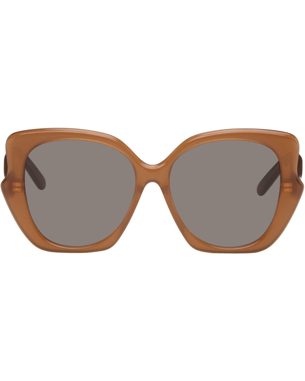 Loewe Brown Tan Fantasy Slim Sunglasses