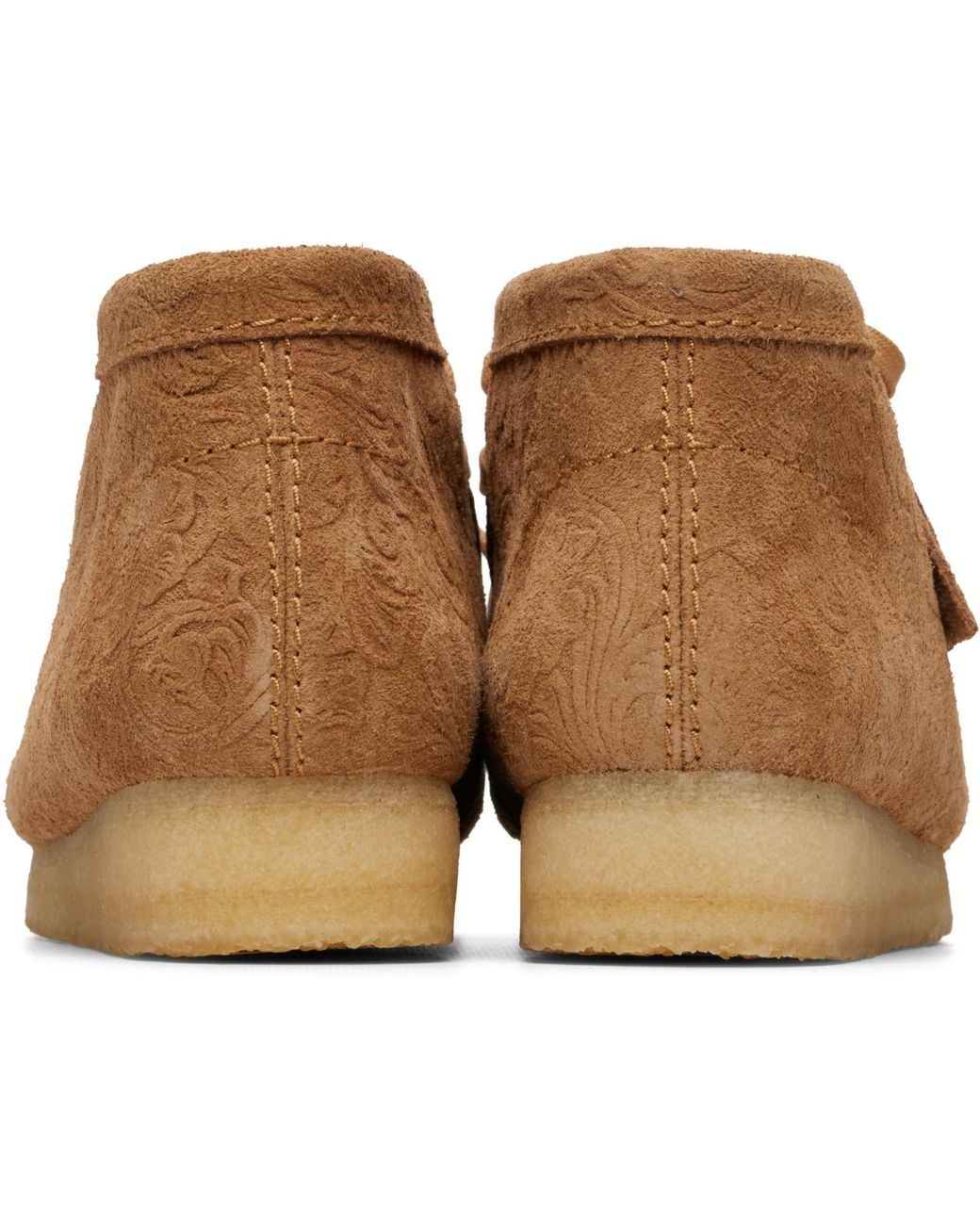 Clarks Brown Tan Wallabee Boots for men