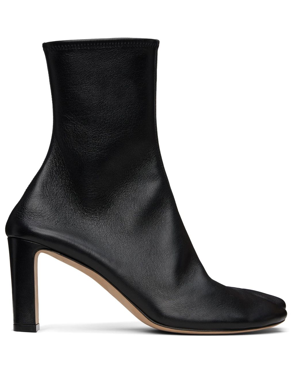 Christen Black Ssense Exclusive Tabi Stretch Boots