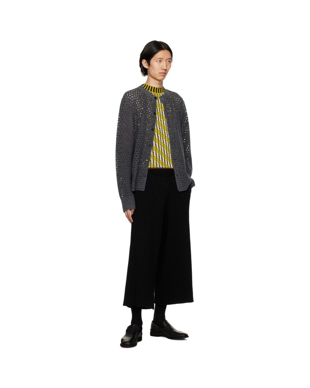 Zankov Black Three-pocket Trousers for men