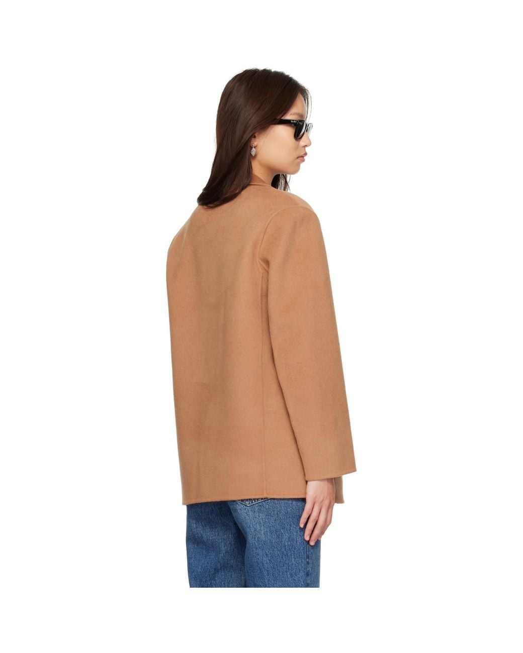 Anine Bing Brown Tan Quinn Blazer