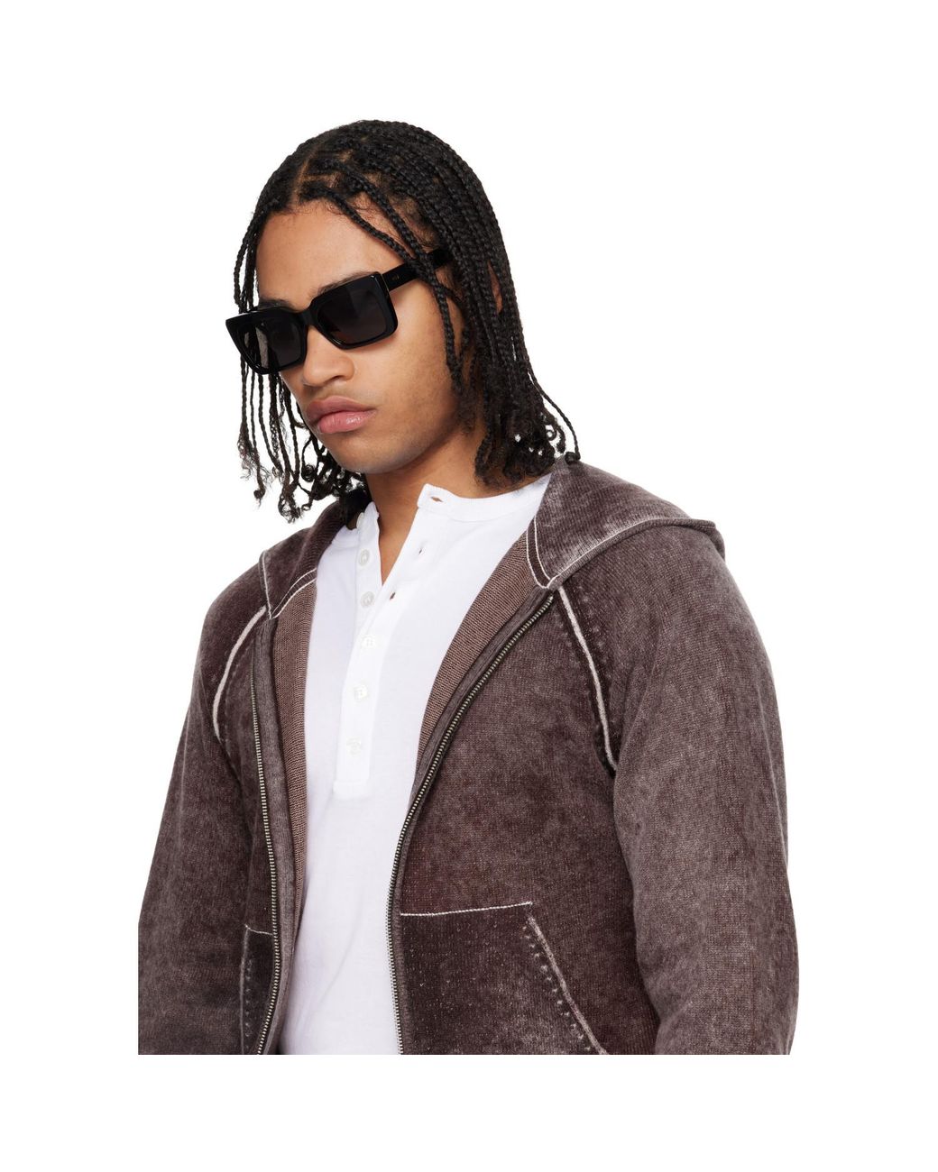 Retrosuperfuture Black Senta Sunglasses for men