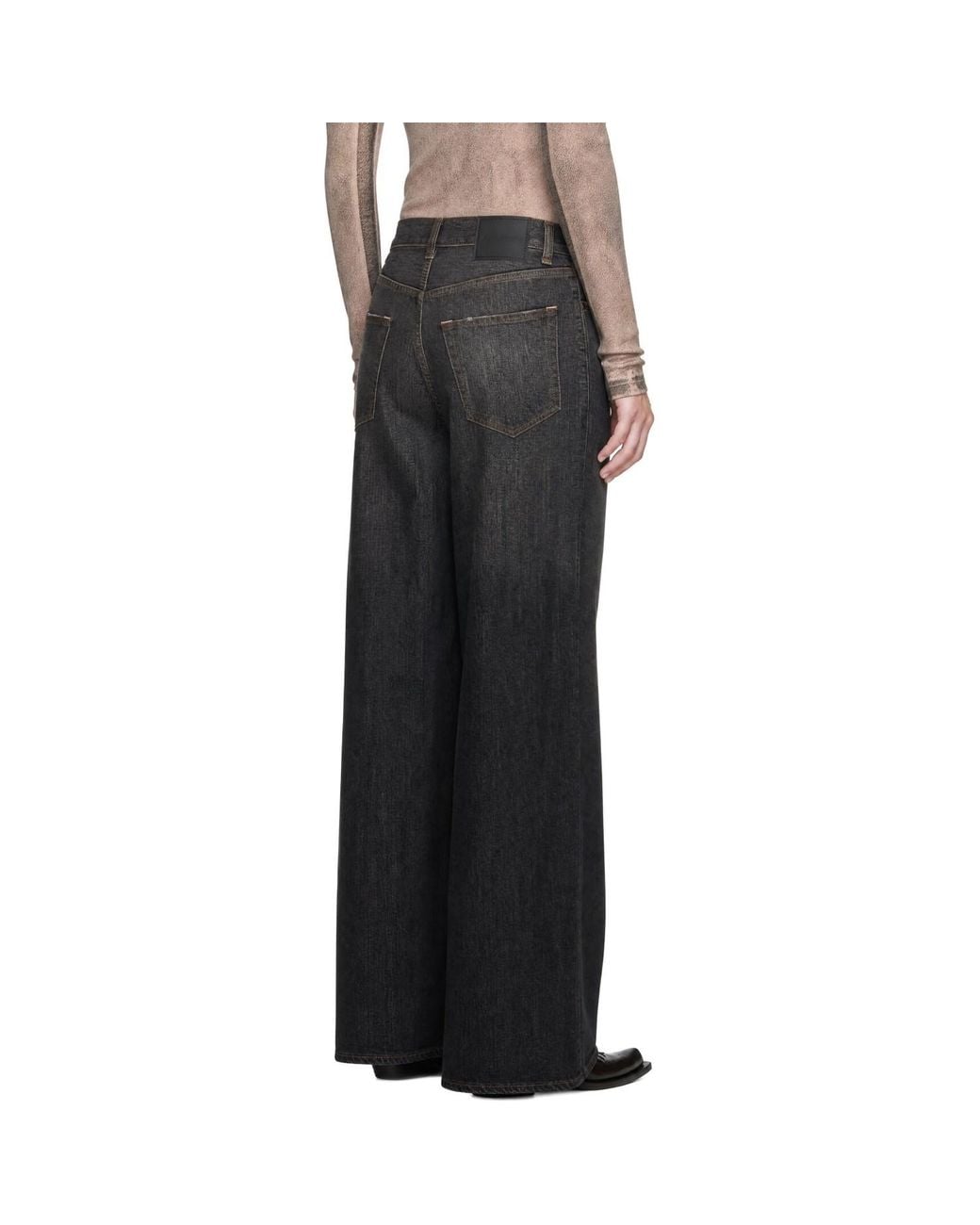 Acne Black 2023 U Loose Fit Jeans
