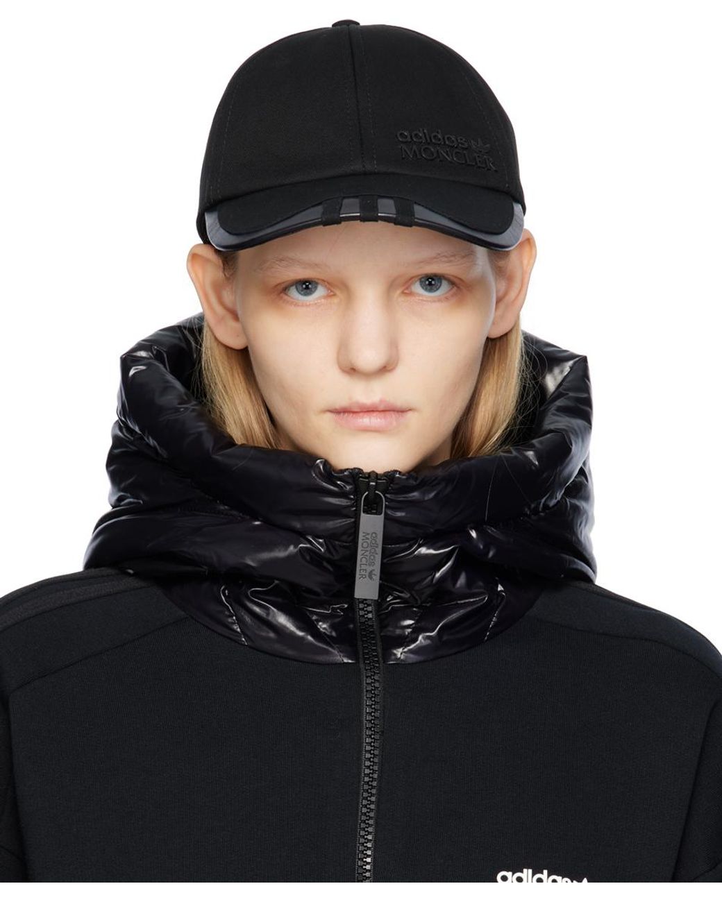Moncler Genius Moncler X Adidas Originals Black Baseball Cap