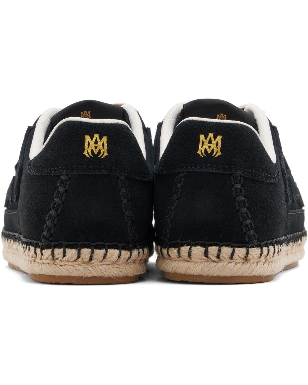 Amiri Black Pacific Bones Espadrilles for men