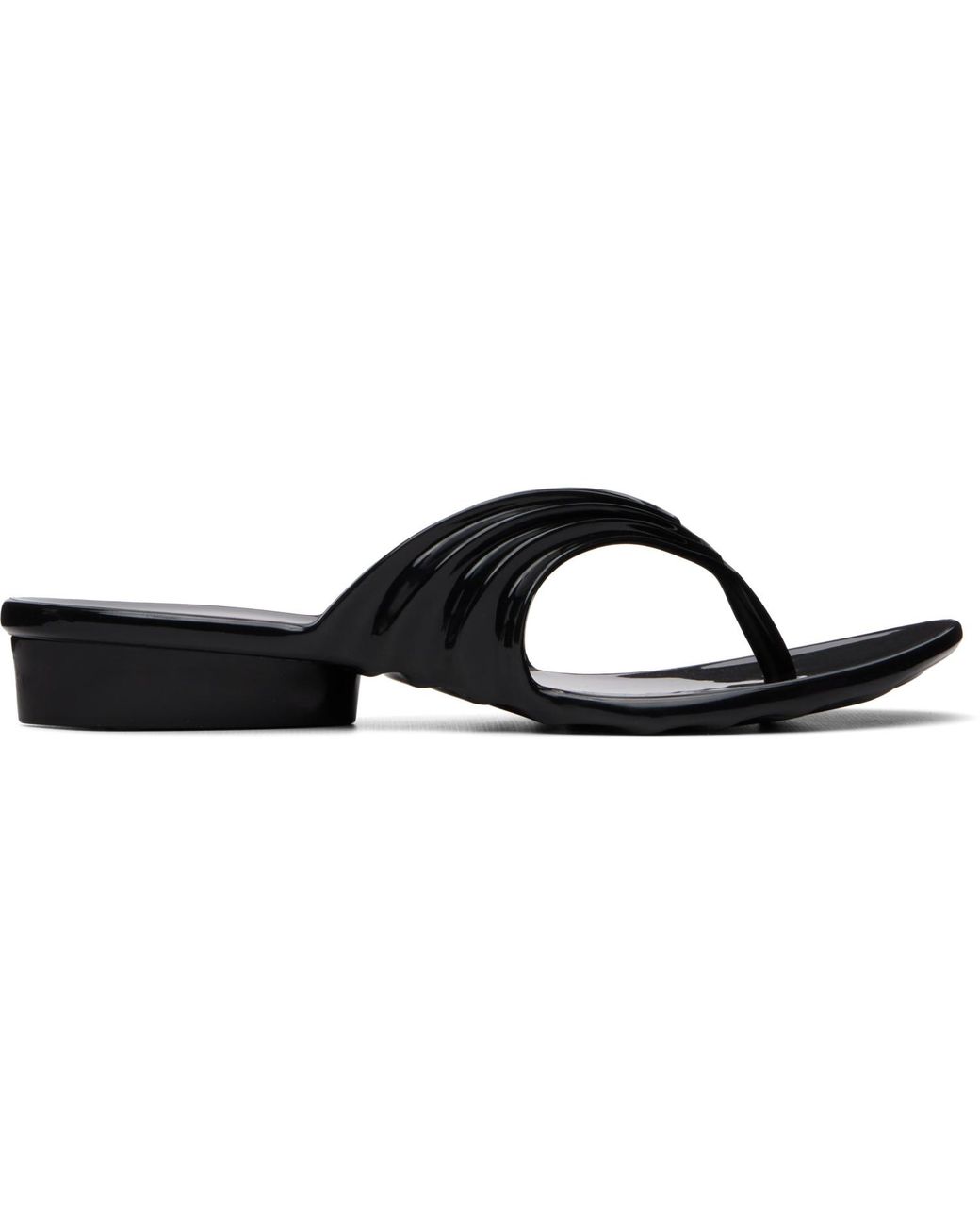 DIESEL Black Melissa Edition Quantum Thong Sandals