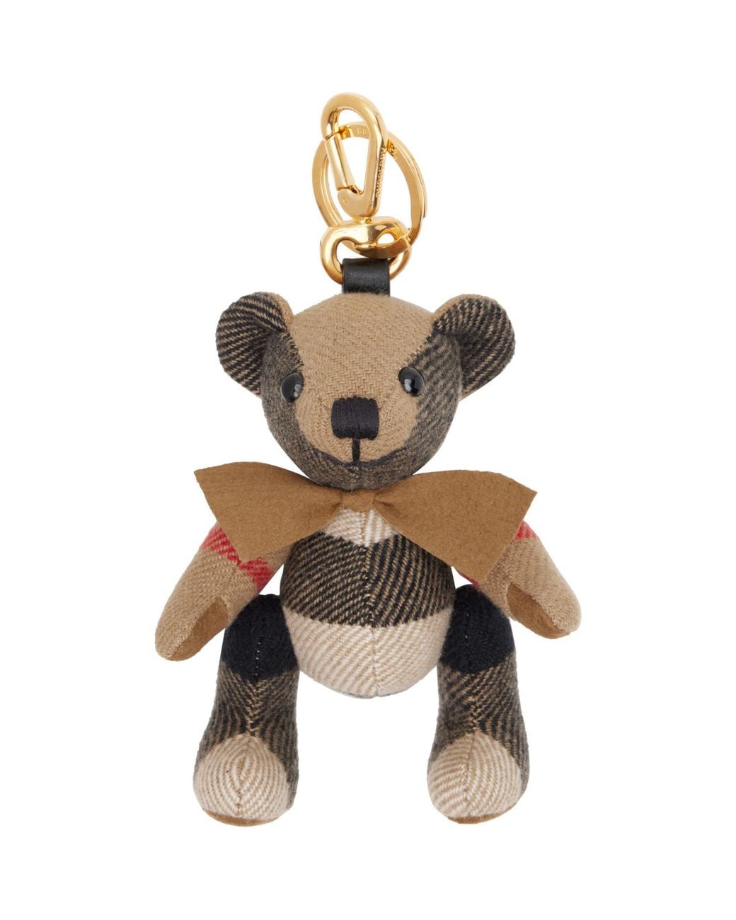Burberry Metallic Thomas Bear Charm Keychain