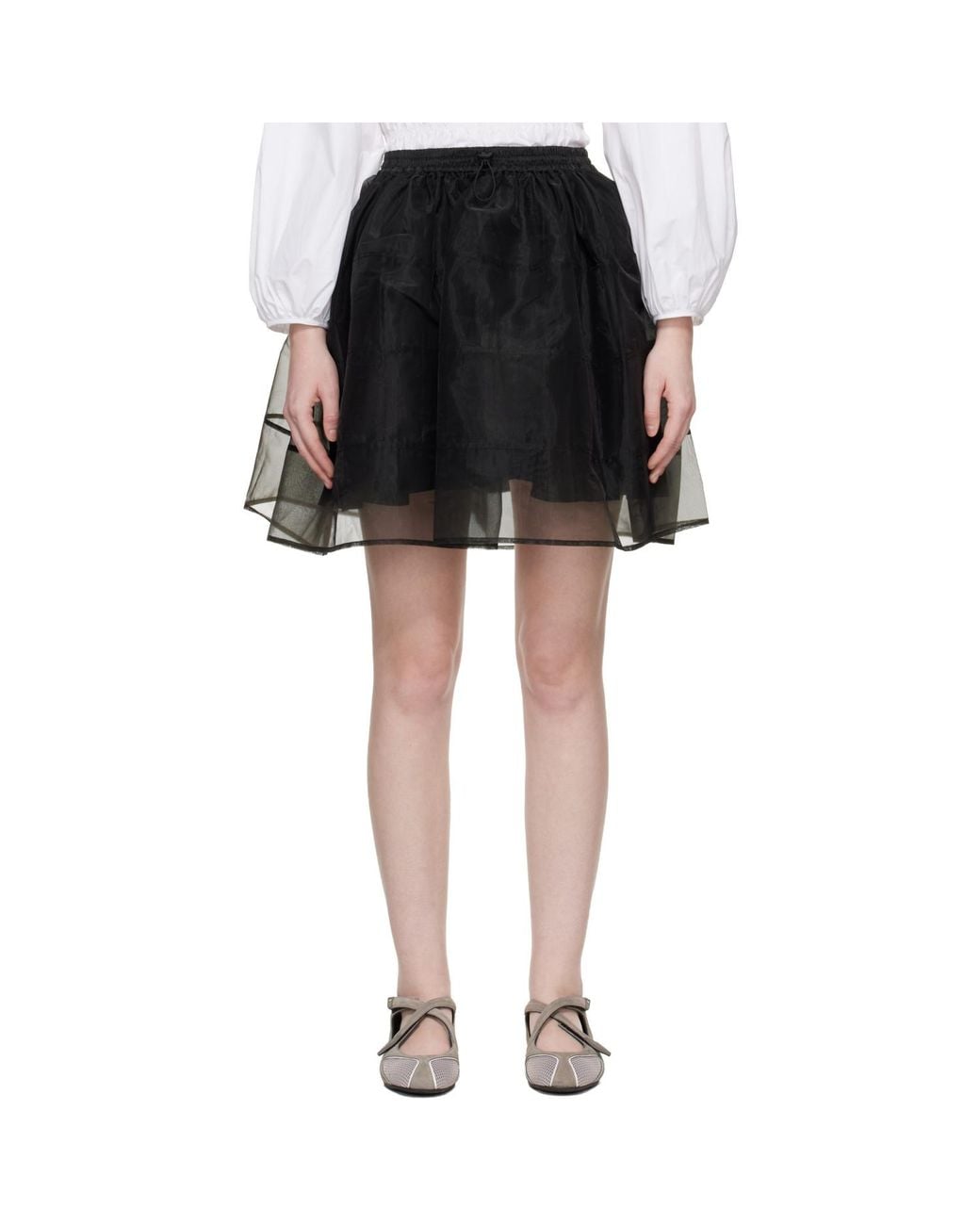 CECILIE BAHNSEN Black Cbcayla Miniskirt