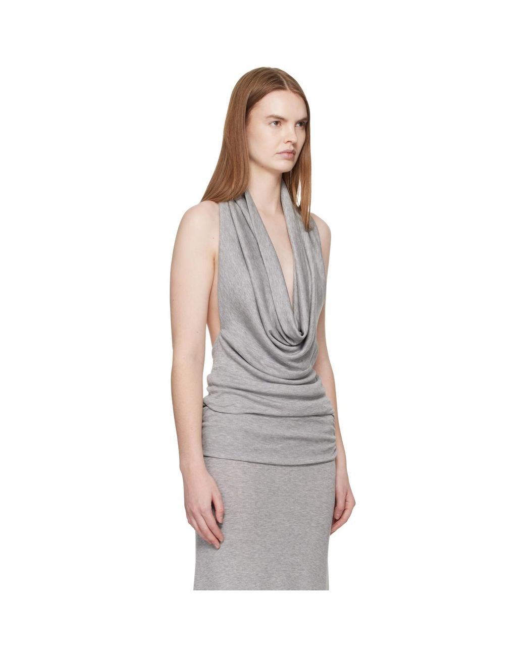 AYA MUSE Gray Viona Top