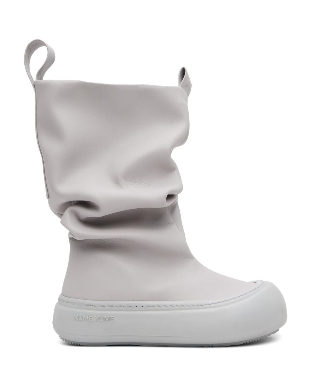 Yume Yume Gray Ssense Exclusive Low Fisherman Boots