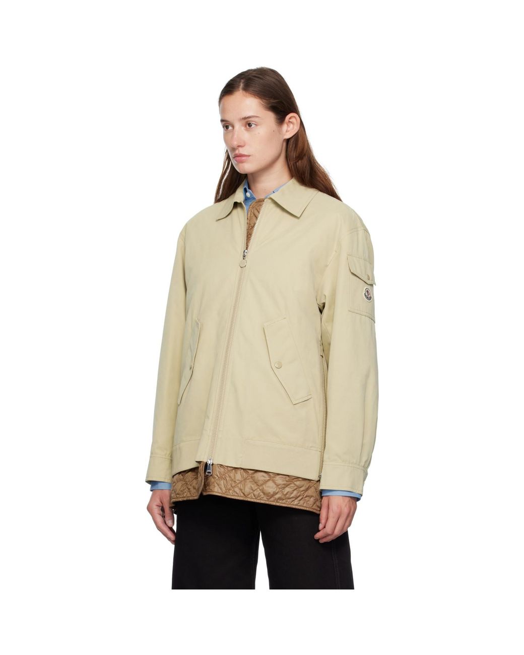 Moncler Natural Khaki Felci Jacket