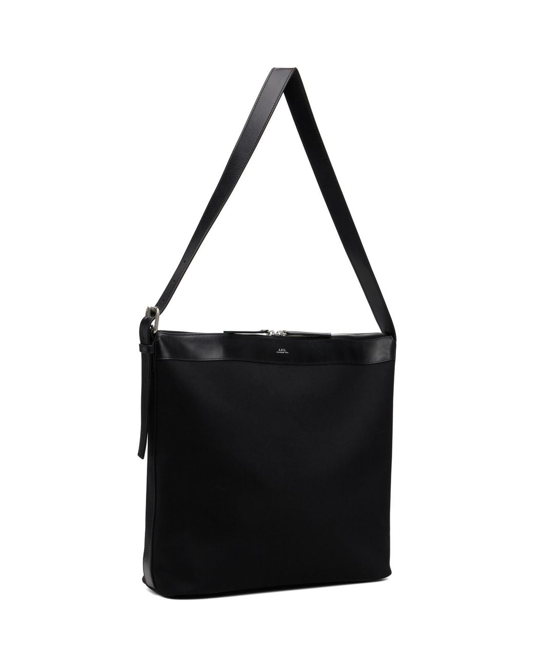 A.P.C. Black Vera Maxi Biker Bag