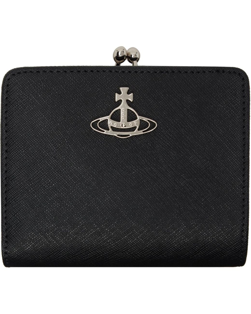 Vivienne Westwood Black Leather Wallet