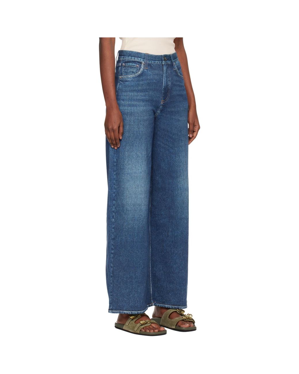 Rag & Bone Blue Rb Miramar Sofie Ankle-Length Jeans