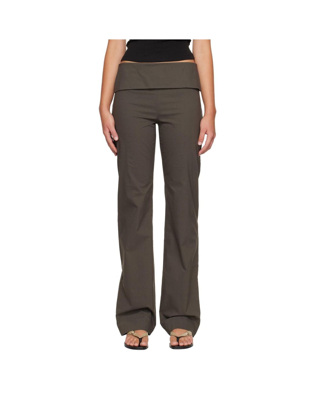 St. Agni Gray Studio Trousers