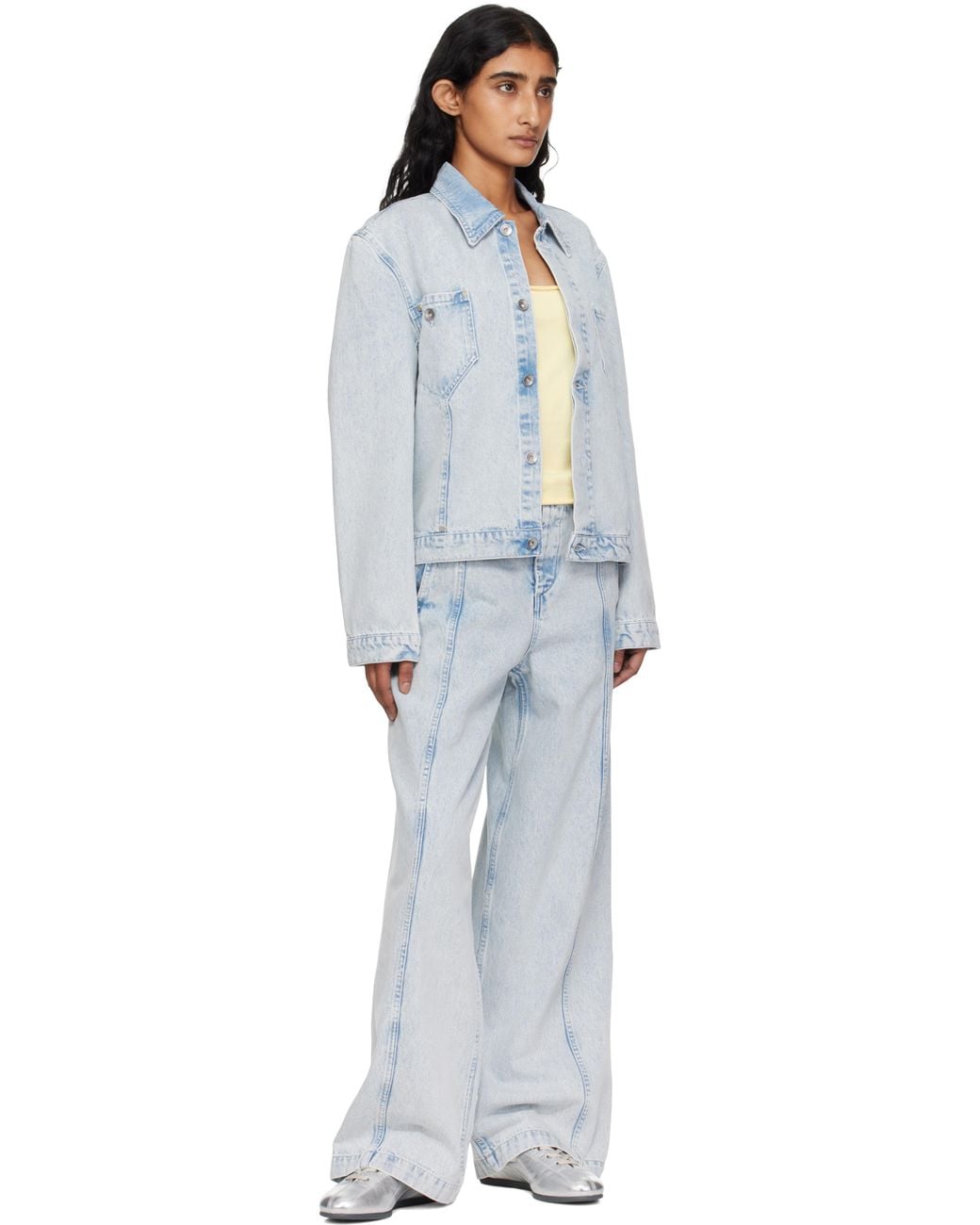 YMC White Loft Denim Jacket