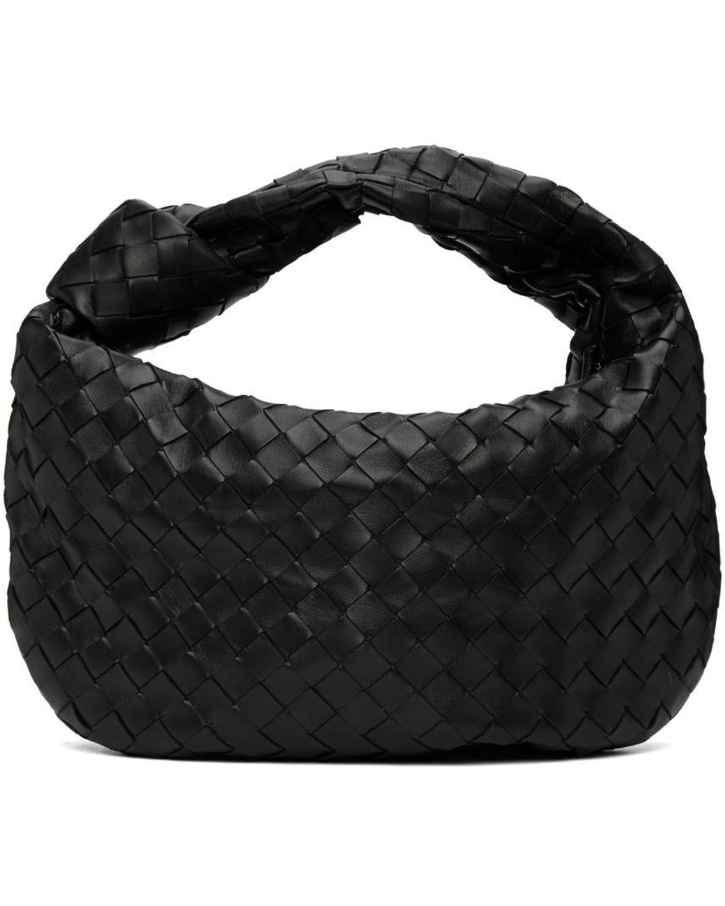 Bottega Veneta Leather Teen Jodie Messenger Bag in Black for Men | Lyst