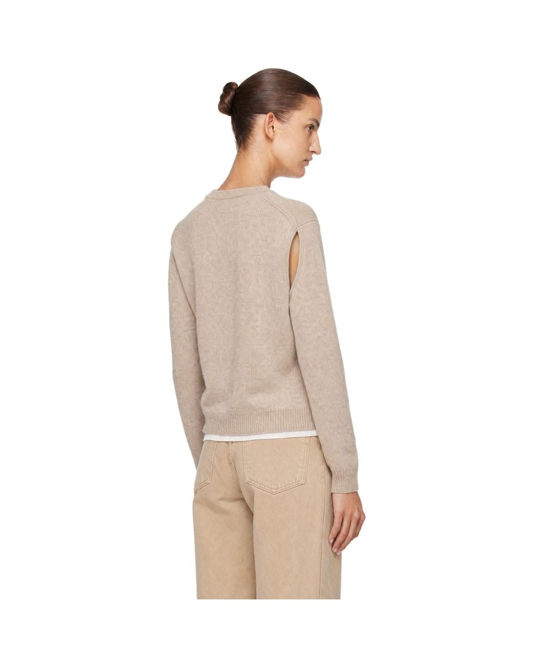 LE17SEPTEMBRE Natural Provence Convertible Tie Knit Top