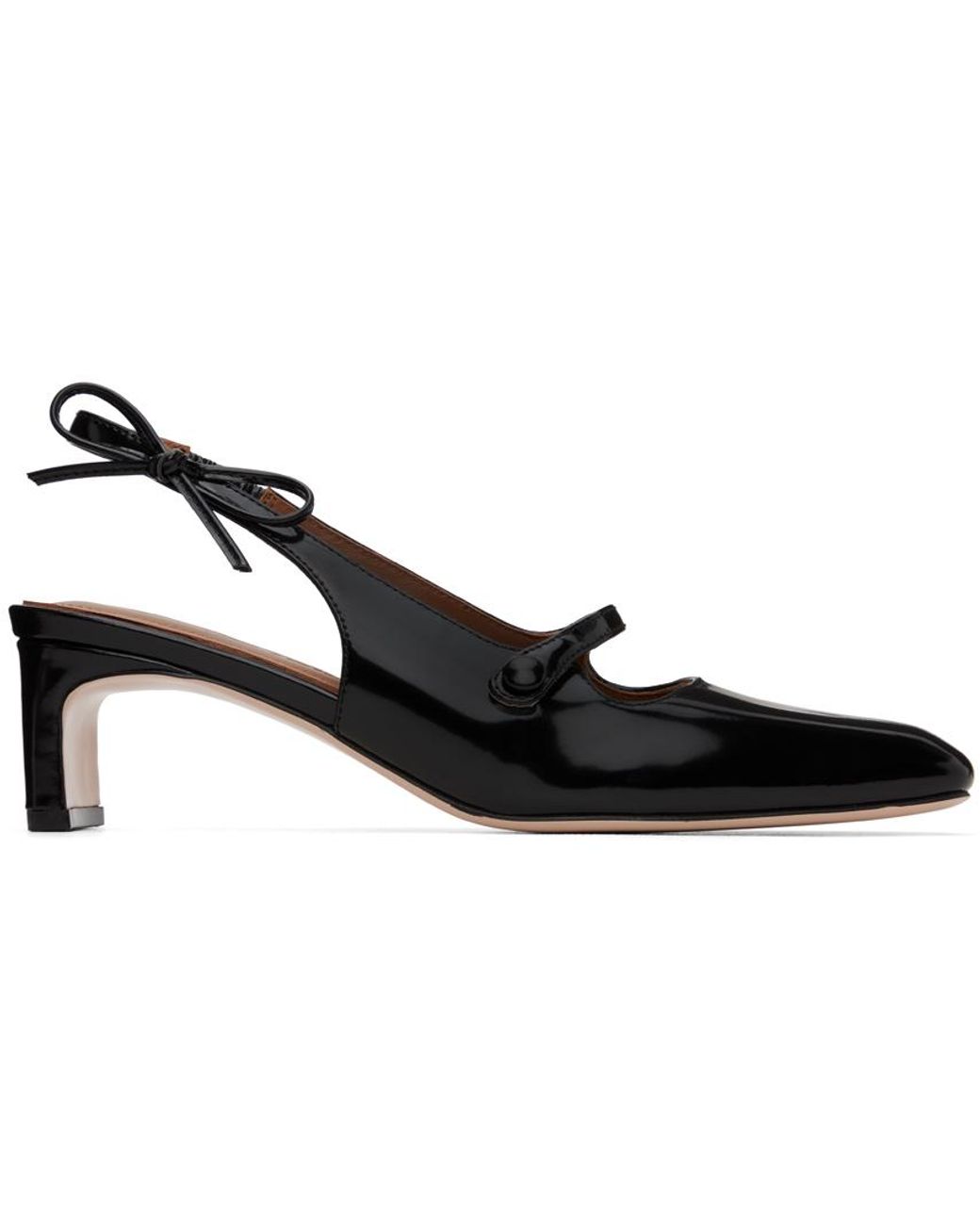 【関税込み】Shushu/Tong ブラック ボウ ディテール ヒール Shushu/Tong Black Bow Heels - Black | Garmentory