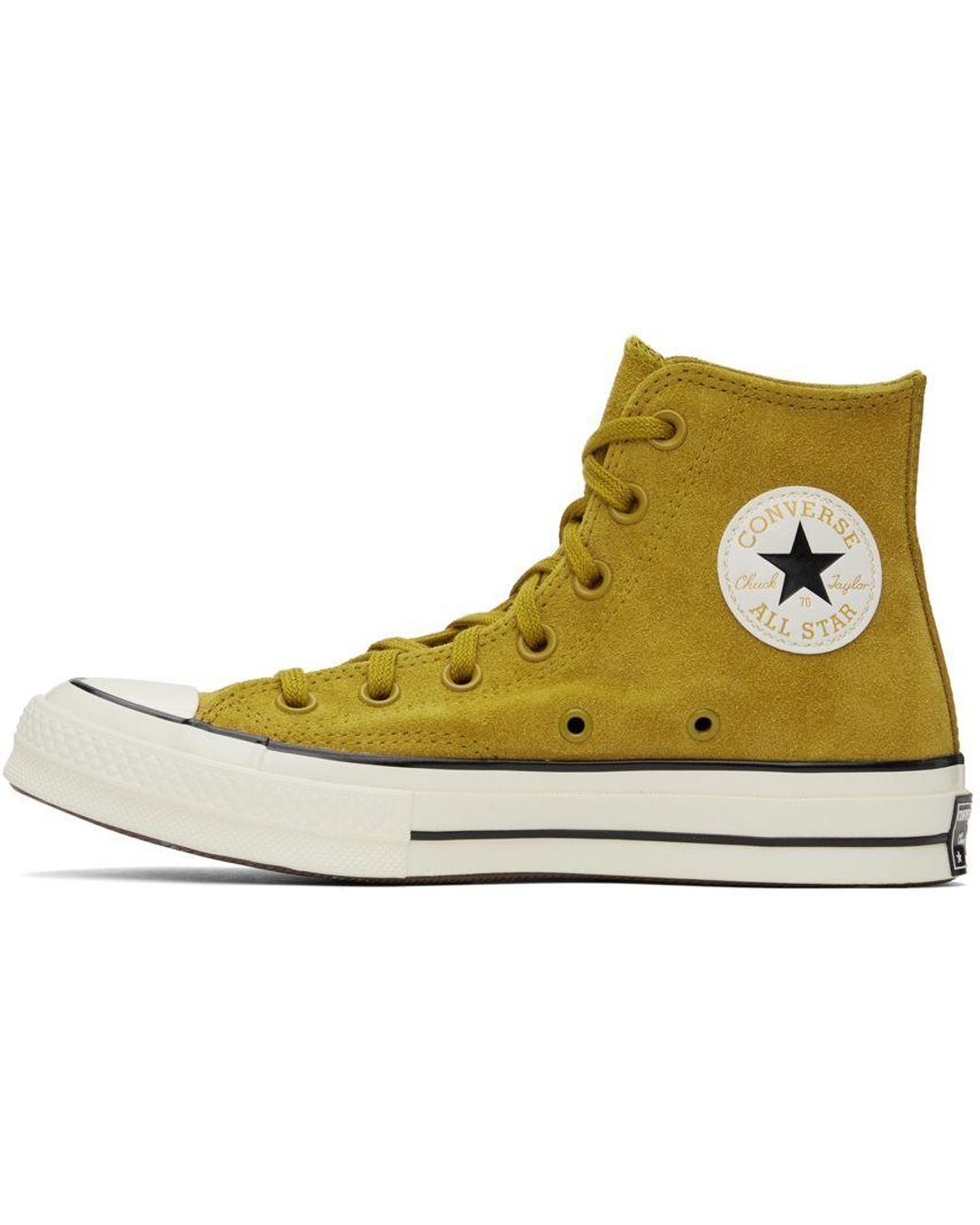 Tan suede converse top