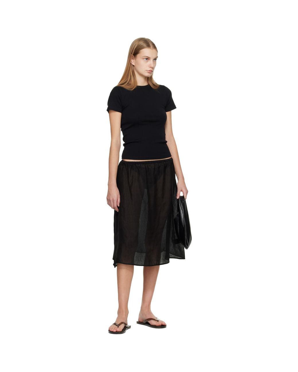 Matteau Black Rib Baby T-Shirt