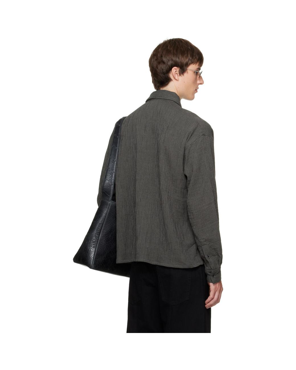 Won Hundred Gray Maza Shirt for men
