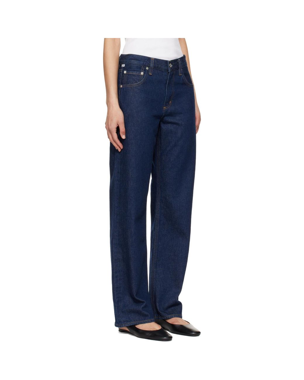 Citizens of Humanity Blue Lindz Easy Straight Jeans