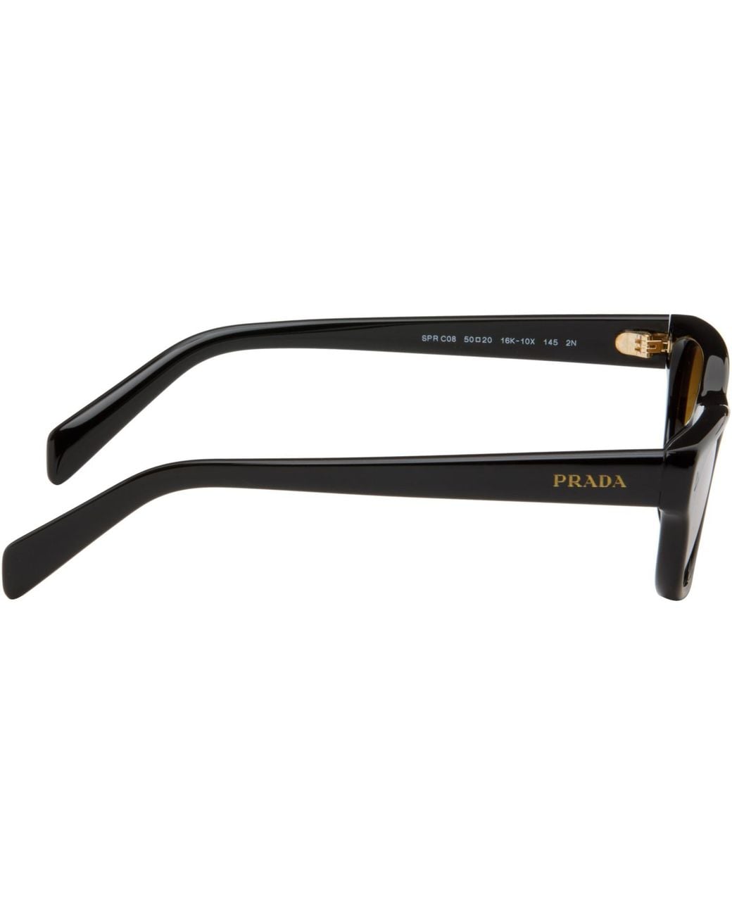 Prada Brown Oval Sunglasses