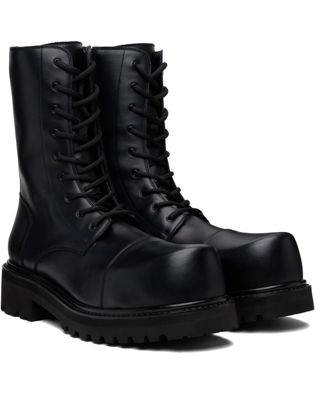 Vetements Black Stomp Compact Boots