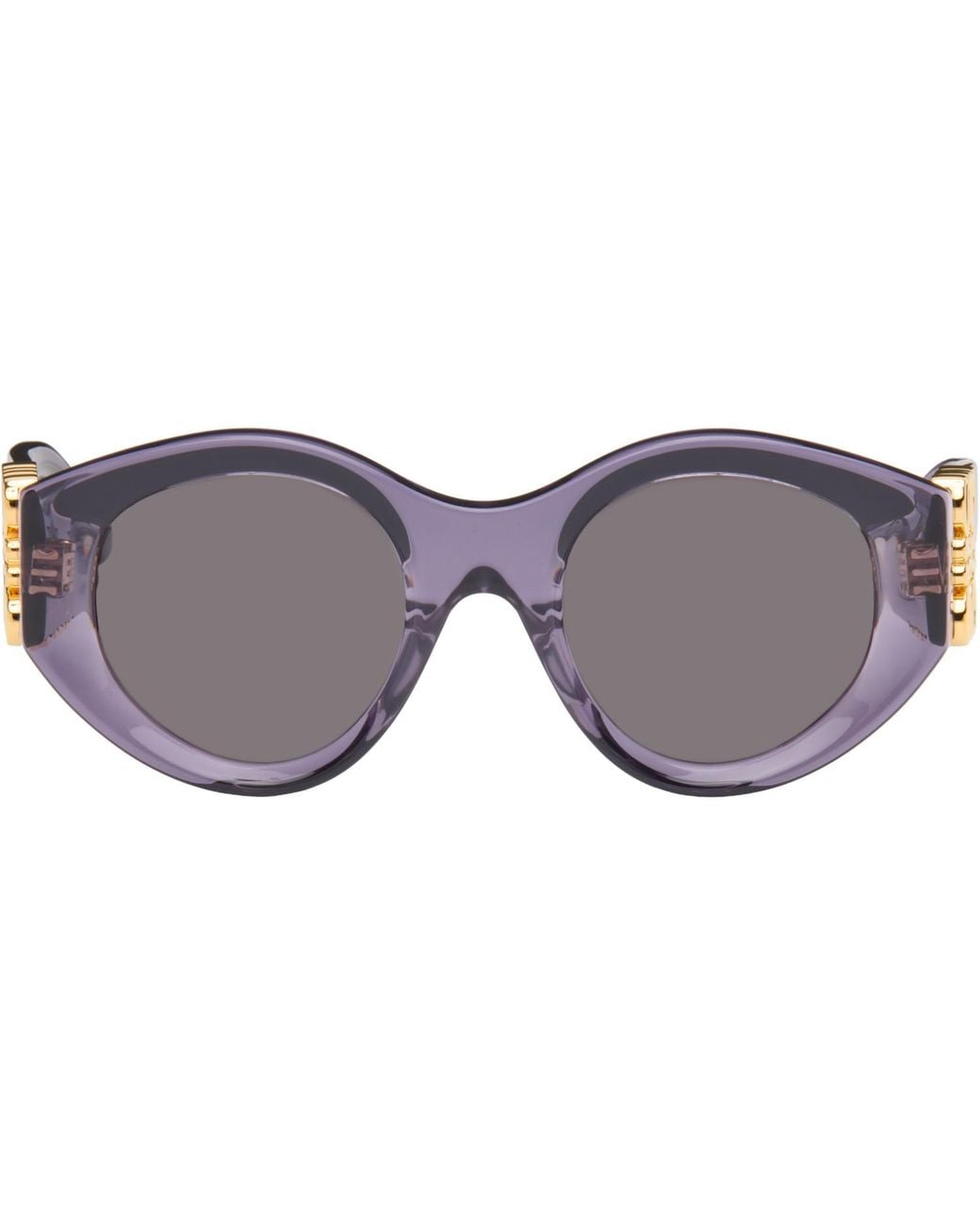 Loewe Gray Maxi Anagram Butterfly Sunglasses for men