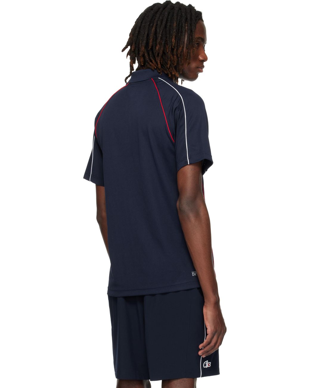 メンズ Lacoste ネイビー French Tennis Team ポロシャツ Blue