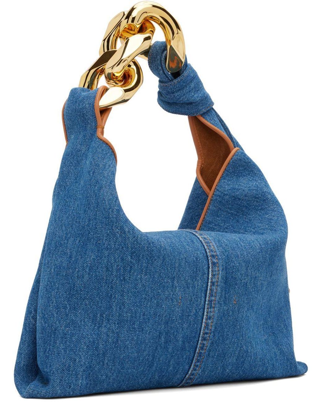 JW Anderson Blue Denim Chain Bag | Lyst