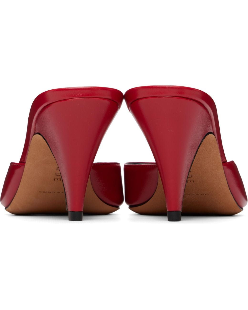 Jude Red Haze Heeled Sandals
