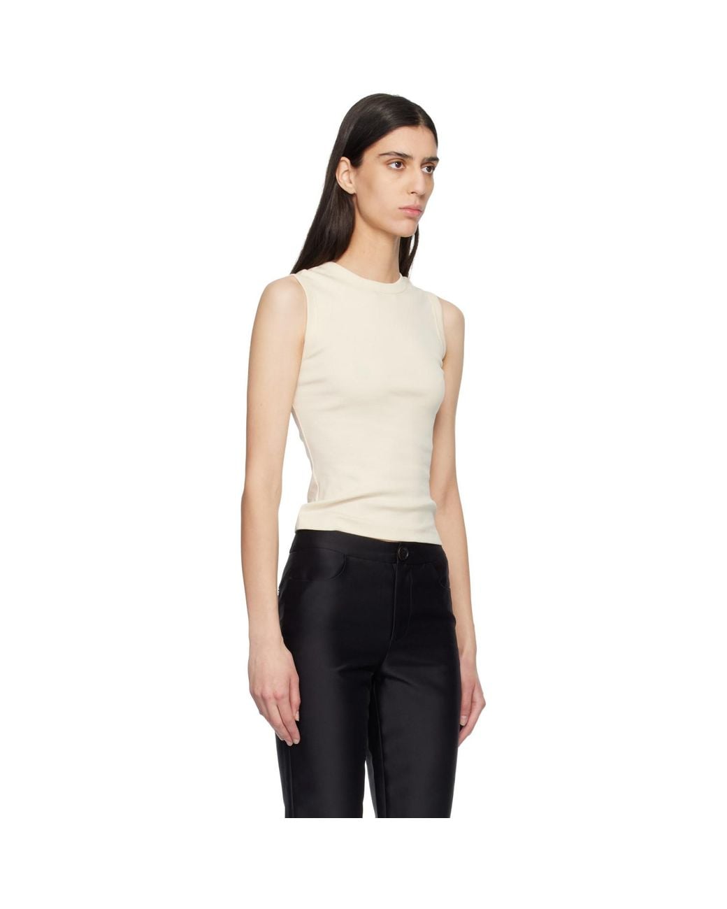 Flore Flore Black Off- Esmé Tank Top