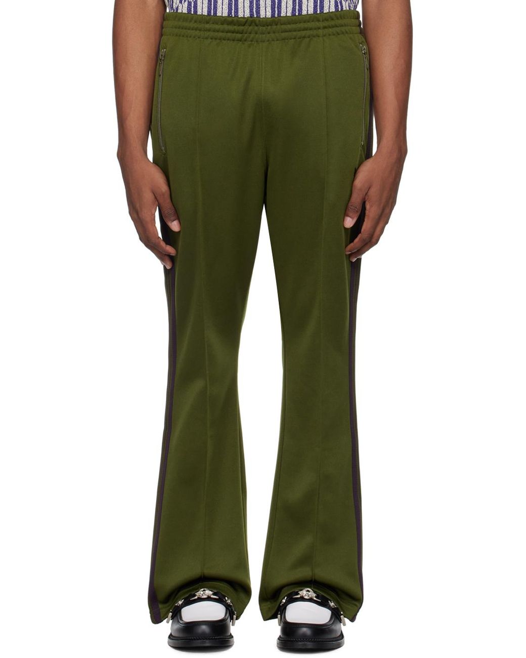 Needles Bootcut Track Pants in Green for Men | Lyst Needles Bootcut Track Pants in Green for Men | Lyst