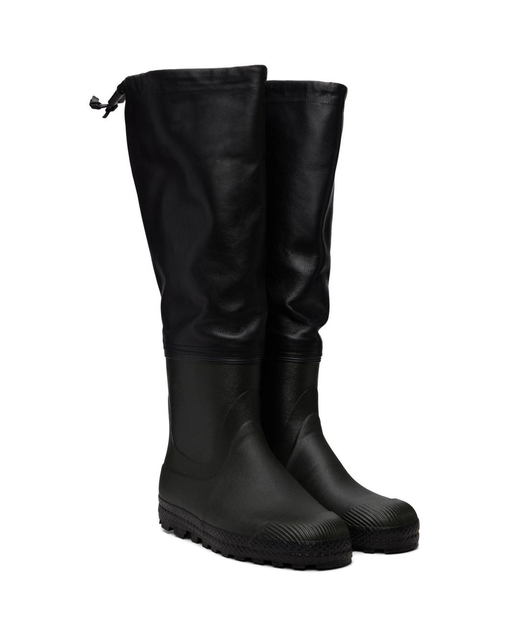 Rier Black Ludwig Reiter Edition Farmer Rain Boots for men