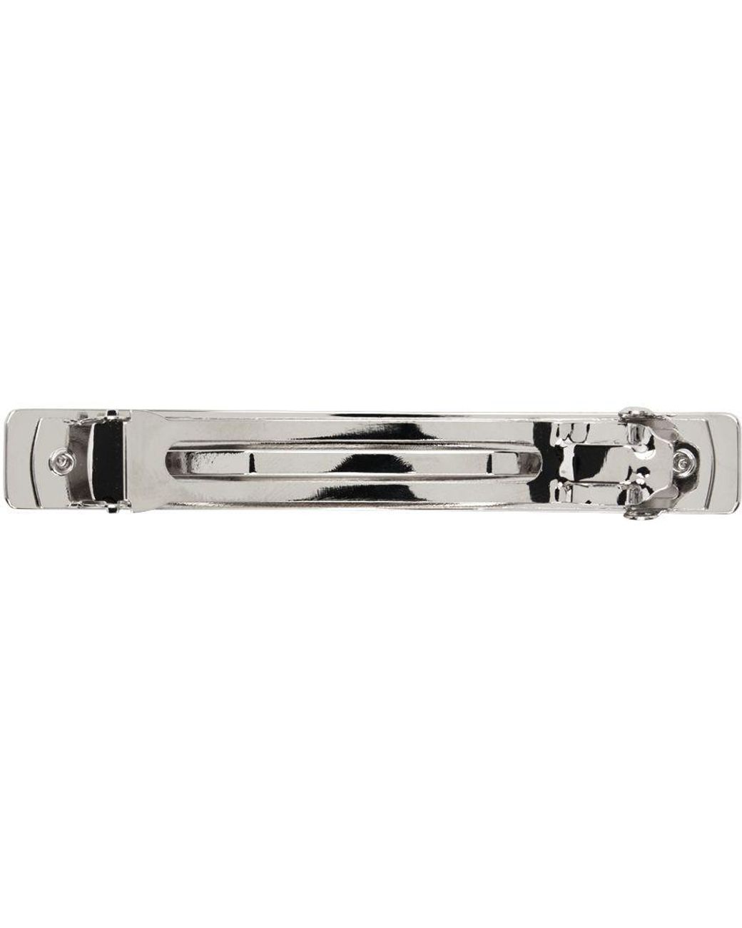 MM6 by Maison Margiela Silver Classic Hair Clip in Black | Lyst display picture 1