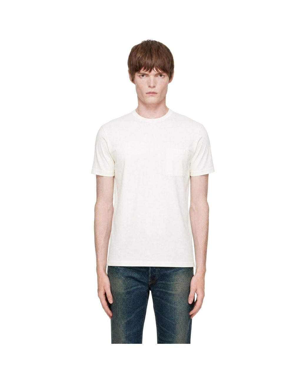 RRL White Two-Pack Jersey Pocket T-Shirts for men