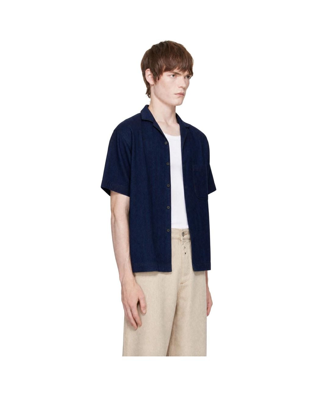 Jacquemus Blue 'La Chemise Pyjama Denim' Shirt for men