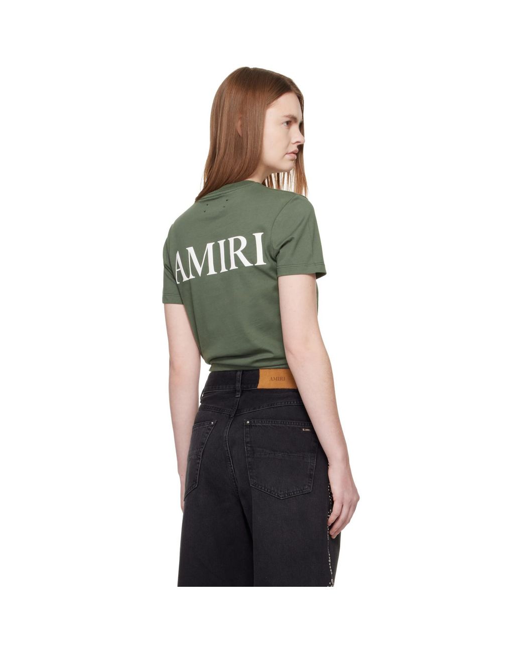 Amiri Green Ma Core Logo T-Shirt