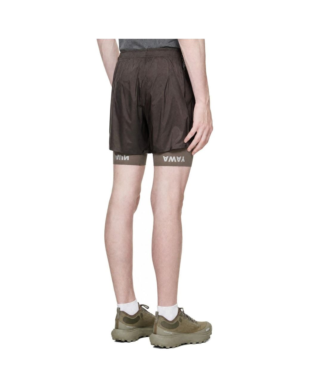 Satisfy Gray Techsilk 8 Running Shorts for men