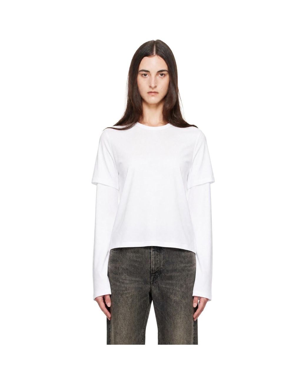 Still Here White 2Tee Long Sleeve T-Shirt