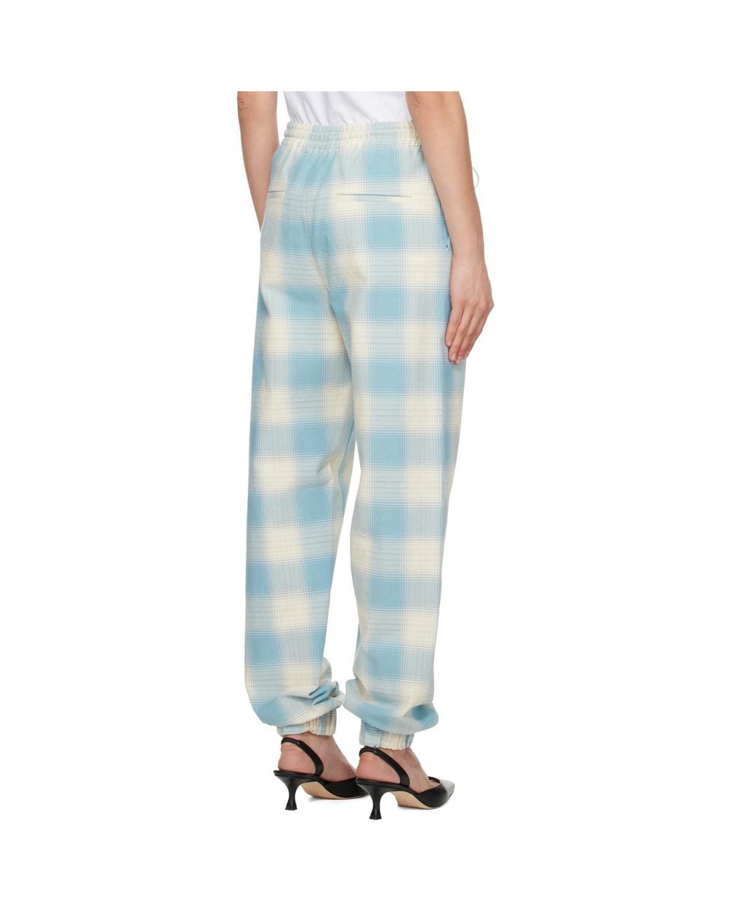 The Attico Blue Long Trousers
