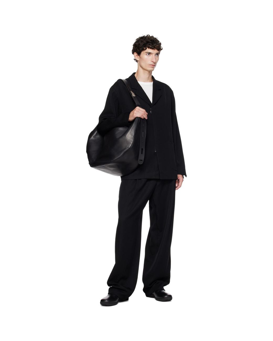 Kiko Kostadinov Black Votive Zip Blazer for men