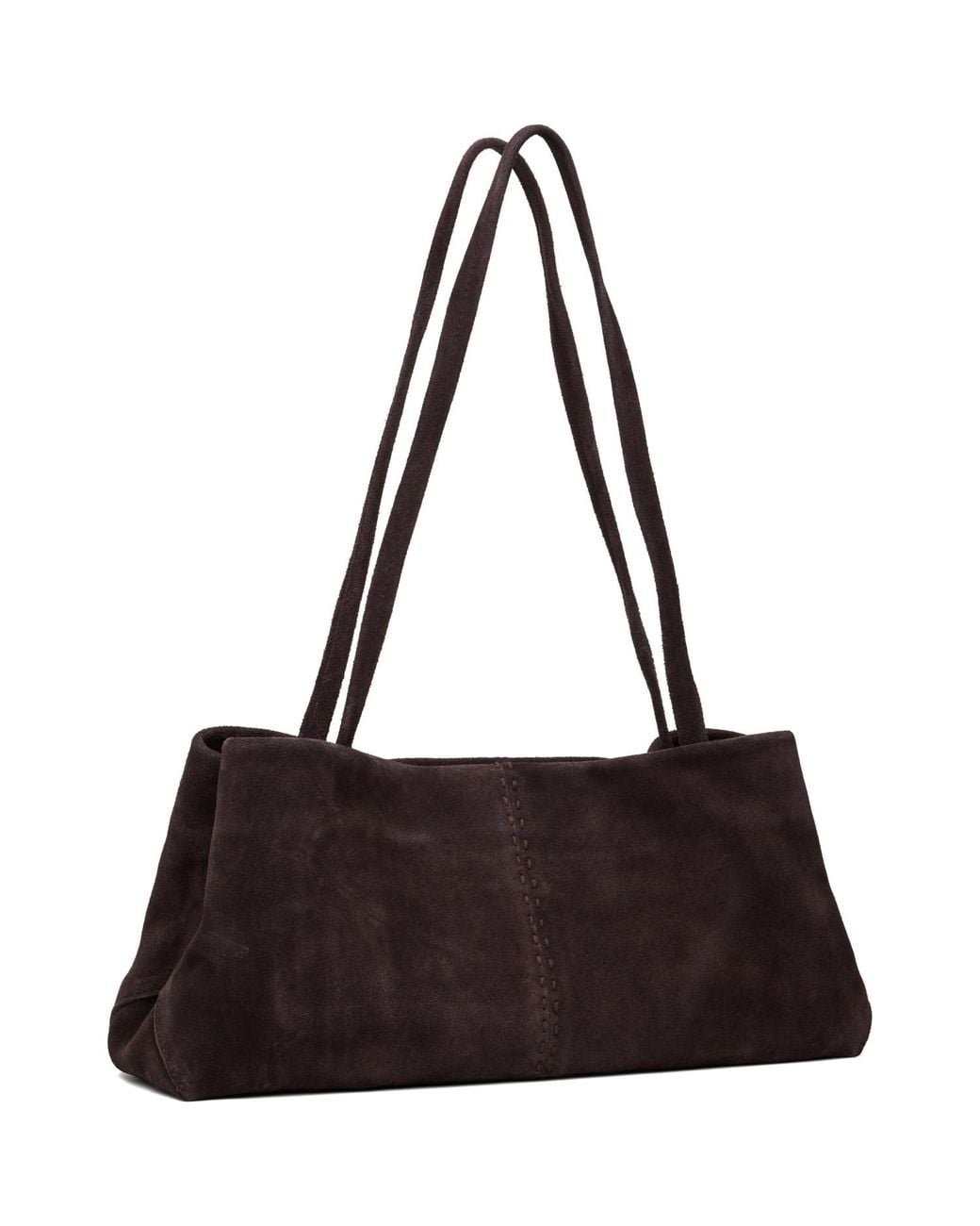 St. Agni Black Suede Origami Bag