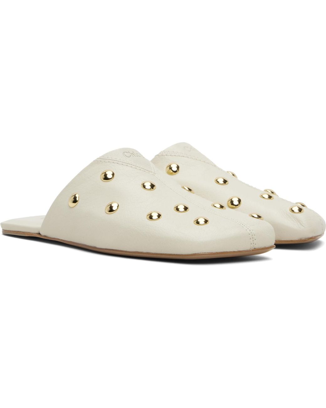 Chloé Black Off- Rita Mule Flats