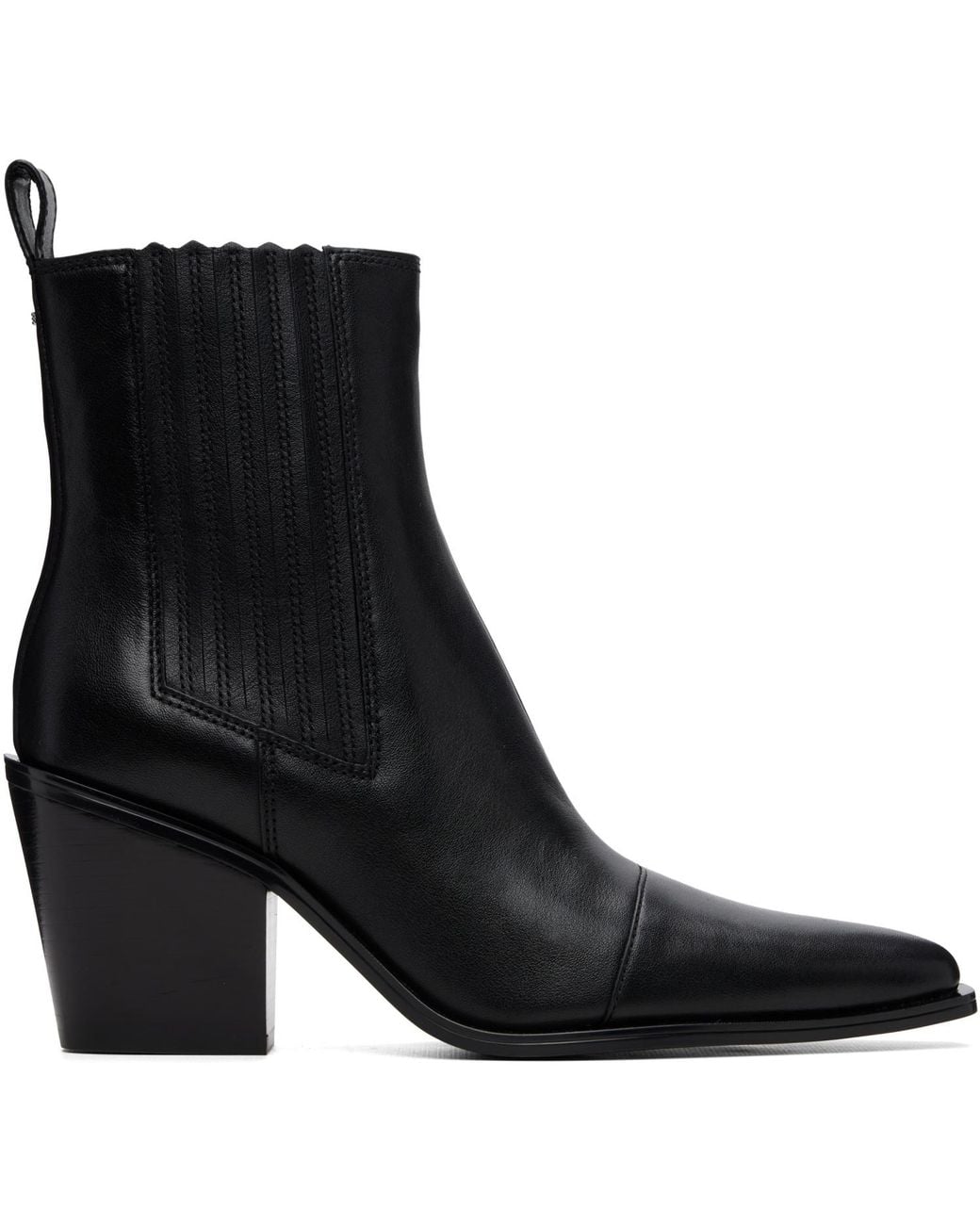 Rag & Bone Black Newbury Leather Chelsea Boots