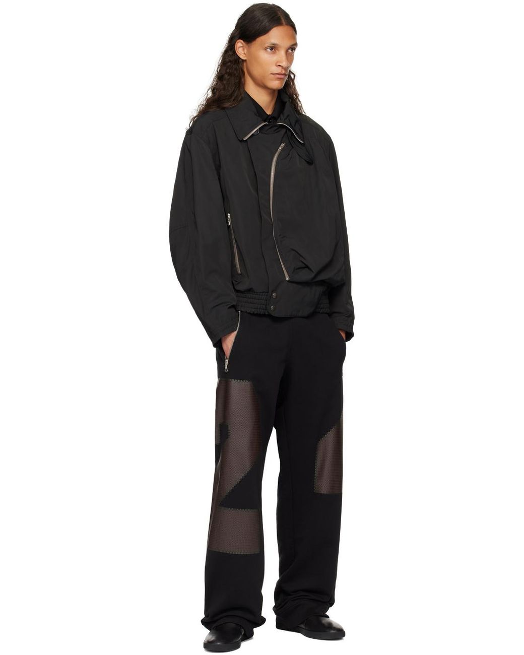 メンズ Dries Van Noten パデッド ジャケット ブラック | Lyst メンズ Dries Van Noten パデッド ジャケット ブラック | Lyst